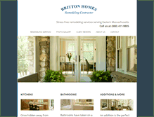 Tablet Screenshot of britton-homes.com